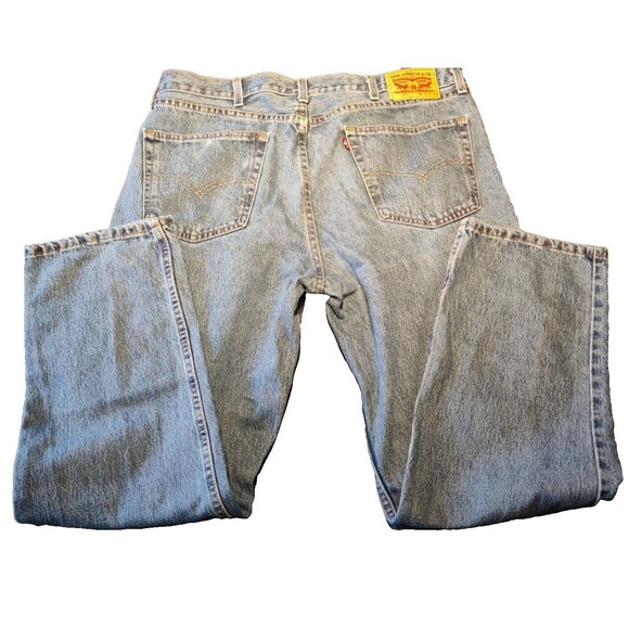 LEVI LEVIS 550 RELAXED FIT MEN'S JEANS SIZE 38 X 32  RED TAB - Picture 2 of 13